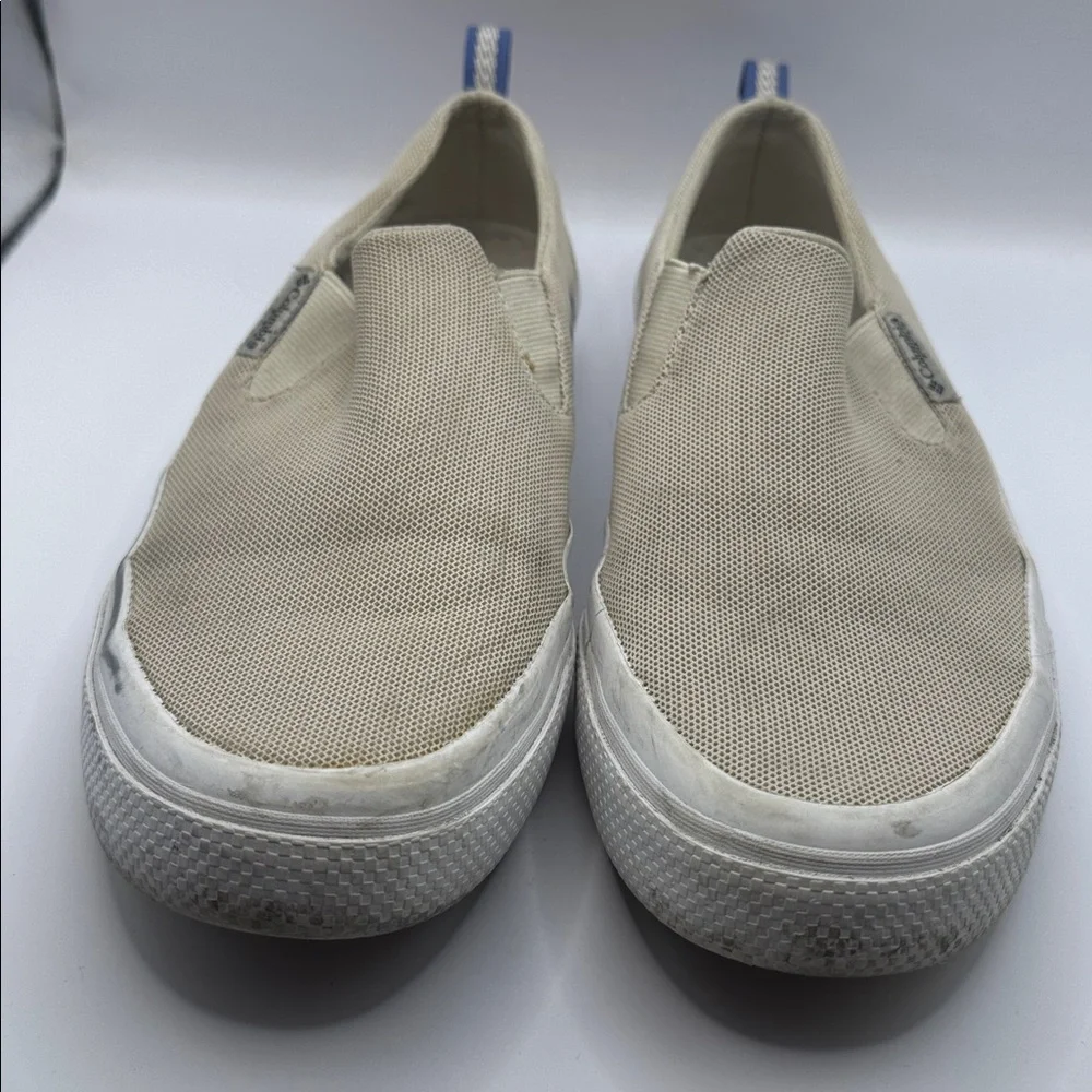 Columbia PFG Distant Water Slip-On Shoes Beige Mesh Boat Shoes Women’s Size 7.5